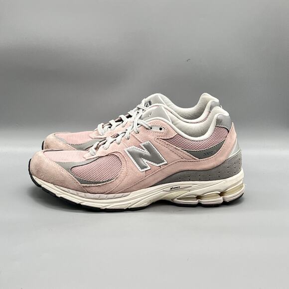 New Balance Shoes Men 12 Pink Suede 2002R Road Running Athletic Sneakers Comfort main image 5